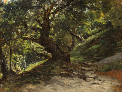 Carlos de Haes- Bosque de hayas (Alsasua)