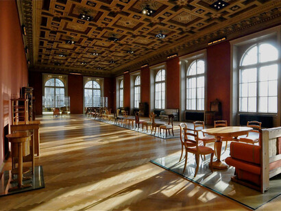 Empirestil biedermeier, ausstellungsansicht. Mit freundlicher genehmigung des Museum für angewandte Kunst