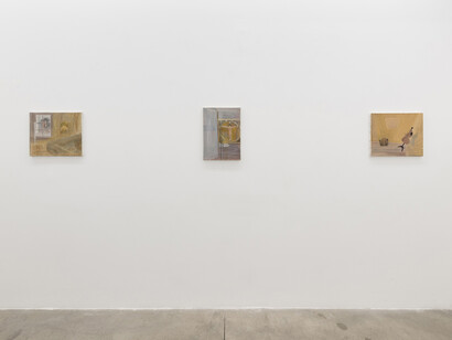 Monique Gies, Anagnórisis, vista de exhibición. Cortesía de la Galería The Goma 