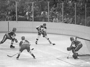 Jeux Olympiques 1980 Lake Placid, finale de hockey sur glace © By Henry Zbyszynski,
