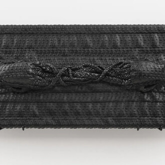 Kim Dacres, The day that you are me and I am you (Braided flag two heads), 2026. Courtesy of Charles Moffett Gallery