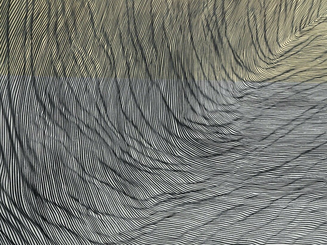 Linn Meyers, Exhibition view. Courtesy of Hirshhorn Museum and Sculpture Garden