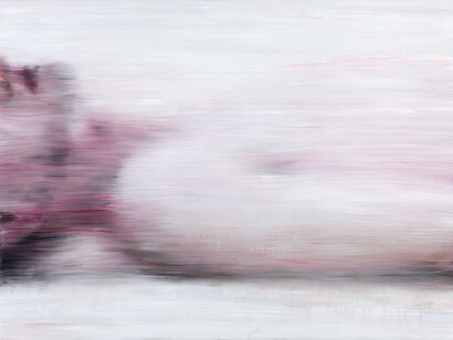 Guy Oberson, Souffle blanc, huile sur toile, 120 x 170 cm, 2012, Courtesy Galerie Eric Mouchet