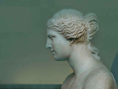 La Venere di Milo di profilo