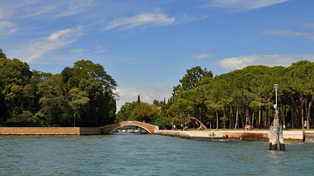 Ponte dei Giardini, Giardini della Biennale, Venezia, Italia