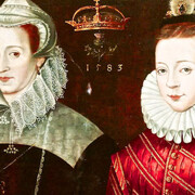 Unknown artist, Double portrait of Mary, Queen of Scots and James VI (detail), 1580s. Courtesy of National Galleries of Scotland