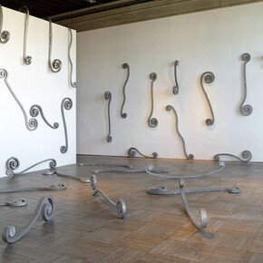 Eliseo Mattiacci. Courtesy of Richard Saltoun Gallery