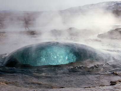 Boca del géiser de Geysir