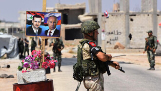 Soldado del Ejército Sirio en uno de los conflictos bélicos mas importantes del siglo XXI