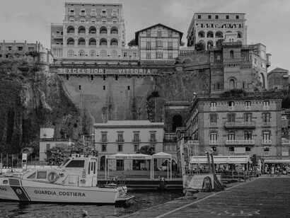 Sorrento, Italy's port and buildings