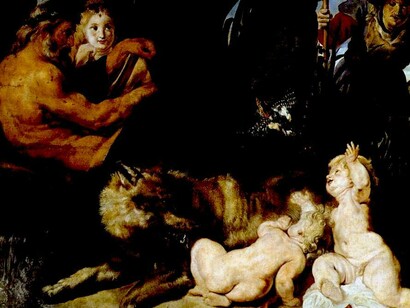 Rómulo y Remo, personajes de leyenda, vistos por Rubens