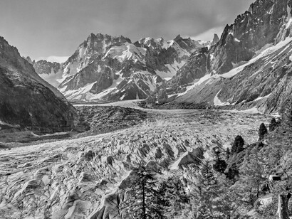 Jürgen Merz, Alpengletscher im wandel: historische vergleichsfotos. Mit freundlicher genehmigung des Naturhistorischen Museums Wien