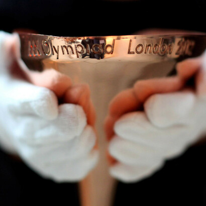 Olympic Cauldron, © Geoff Caddick PA Wire