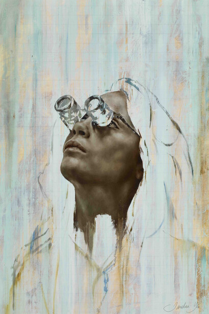 Jonathan Yeo Cara, I Goggles Print Archival