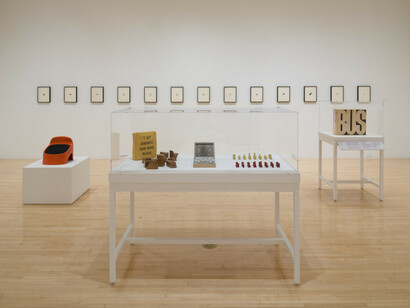 Gifts of Michael Asher, exhibition view. Courtesy of MOCA