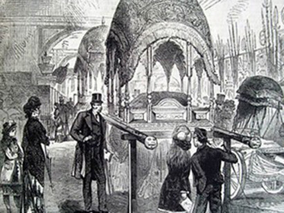 India Museum at South Kensington, London from Illustrated London News 1880