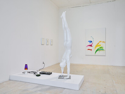 Whitney Claflin, I was wearing this when you met me, exhibition view. Courtesy of MoMA PS1