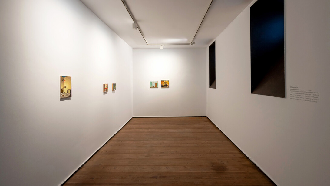 Carlos Sagrera, Antropoceno, vista de exhibición. Cortesía de la Galería Rafael Pérez Hernando
