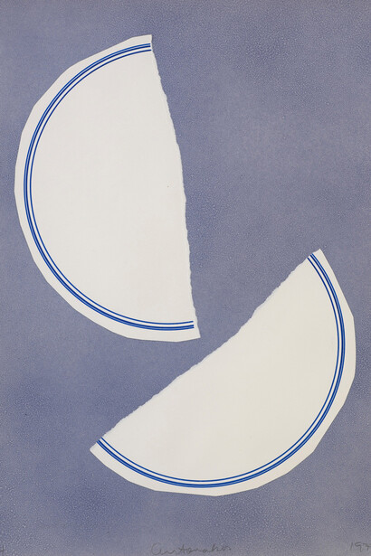 Stephen Antonakos, Untitled collage m4, 1977. Courtesy of Bookstein Projects