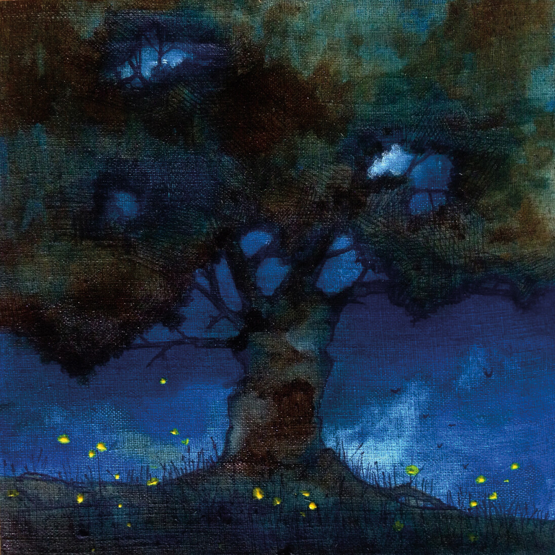 Luca Gastaldo, Tecnica mista su tela,20 x 20 cm, 2015