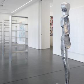 Heimo Zobernig, exhibition view. Courtesy of Galerie Nagel Draxler