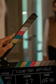 Un ciak del docufilm su Giuseppe di Rovasenda. Foto di Bianca Fartade