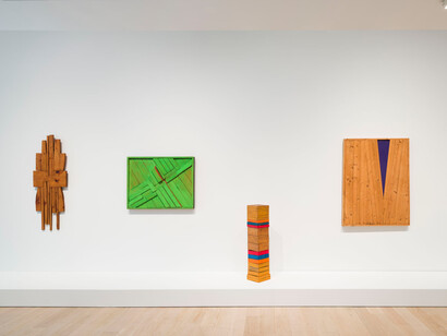 Mildred Thompson, Frequencies, exhibition view. Courtesy of the Institute of Contemporary Art