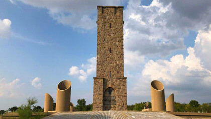 Gazimestan: the memorial site and monument commemorating the Battle of Kosovo