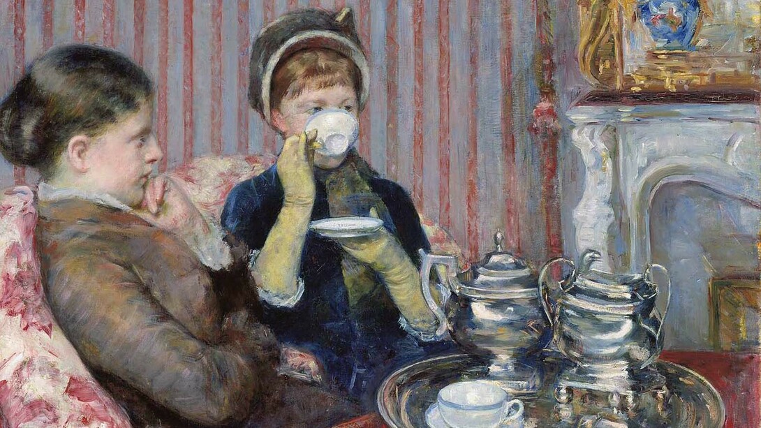 Mary Cassatt, Il tè delle cinque, 1880