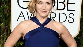 Kate Winslet en la ceremonia de entrega de los Globos de Oro 2016