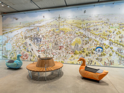 Prater museum, exhibition view. Courtesy of Musa Museum