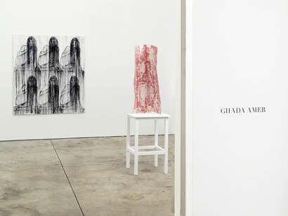 Ghada Amer. Courtesy of Cheim & Read