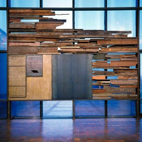 Jannis Kounellis, Untitled, 1985, mixed media, 391x575cm, The Dakis Joannou Collection Foundation