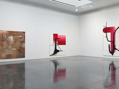 Albert Oehlen, Exhibition view. Courtesy of Gagosian