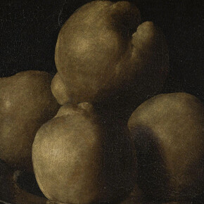 Francisco de Zurbarán, Natura morta amb plat de codonys. Courtesy of Museu Nacional d'Art de Catalunya