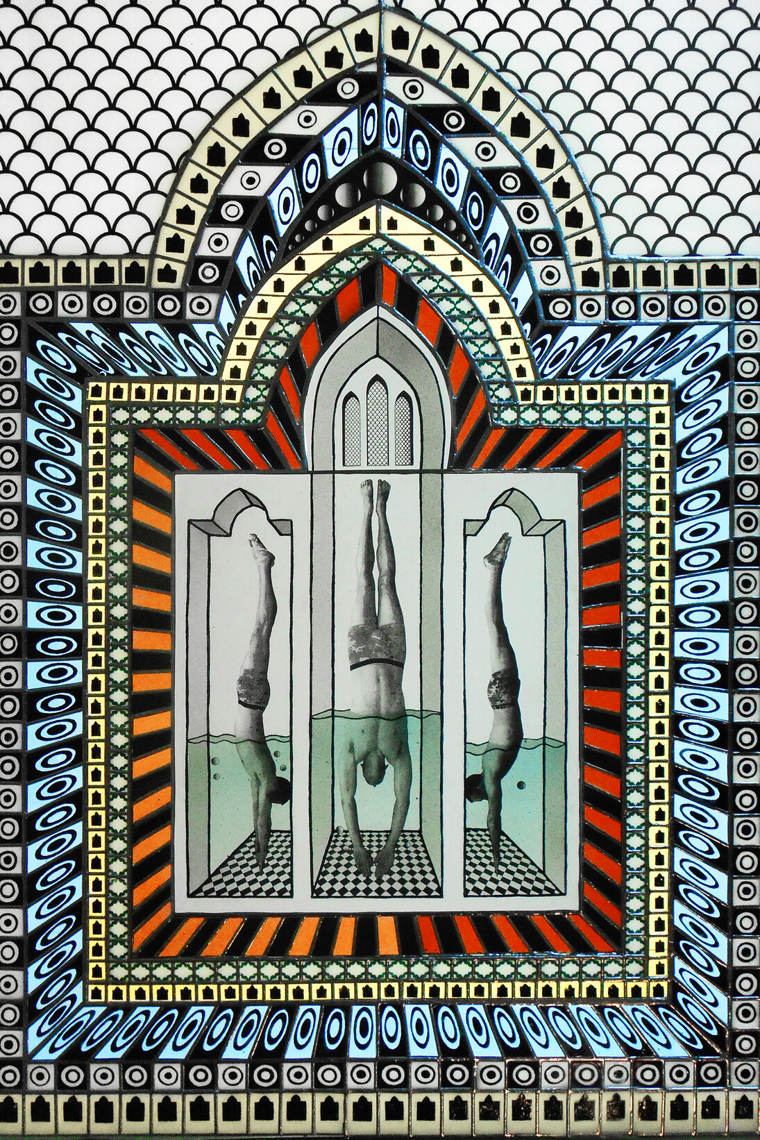 Joseph Cavalieri, Dive, 30-14(w ) x 40-12(h) 