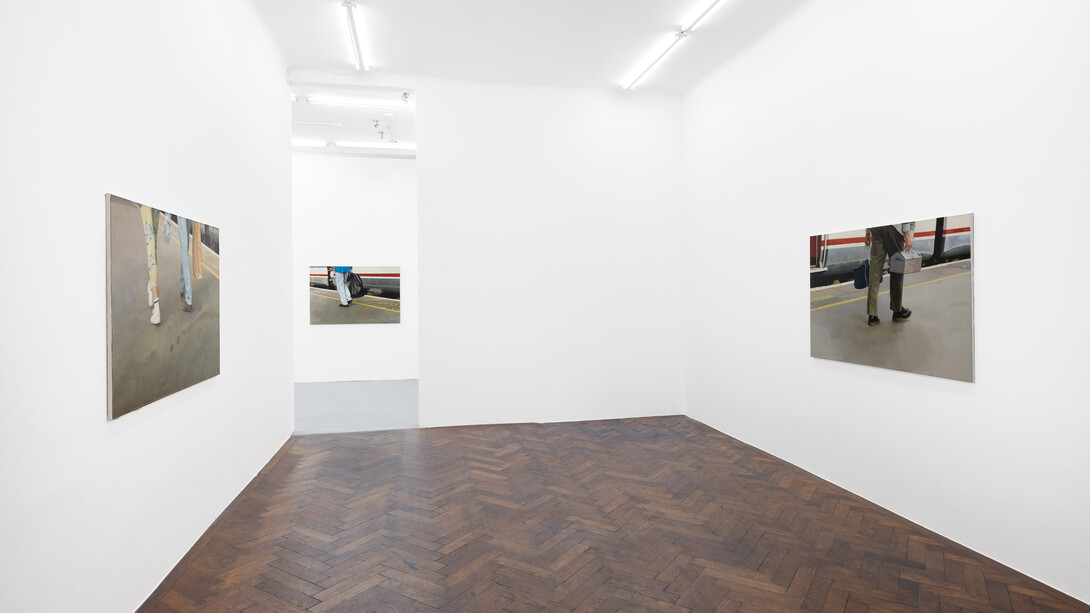 Stephen Skidmore, Afternoon paintings, ausstellungsansicht. Mit freundlicher genehmigung der Galerie Hubert Winter