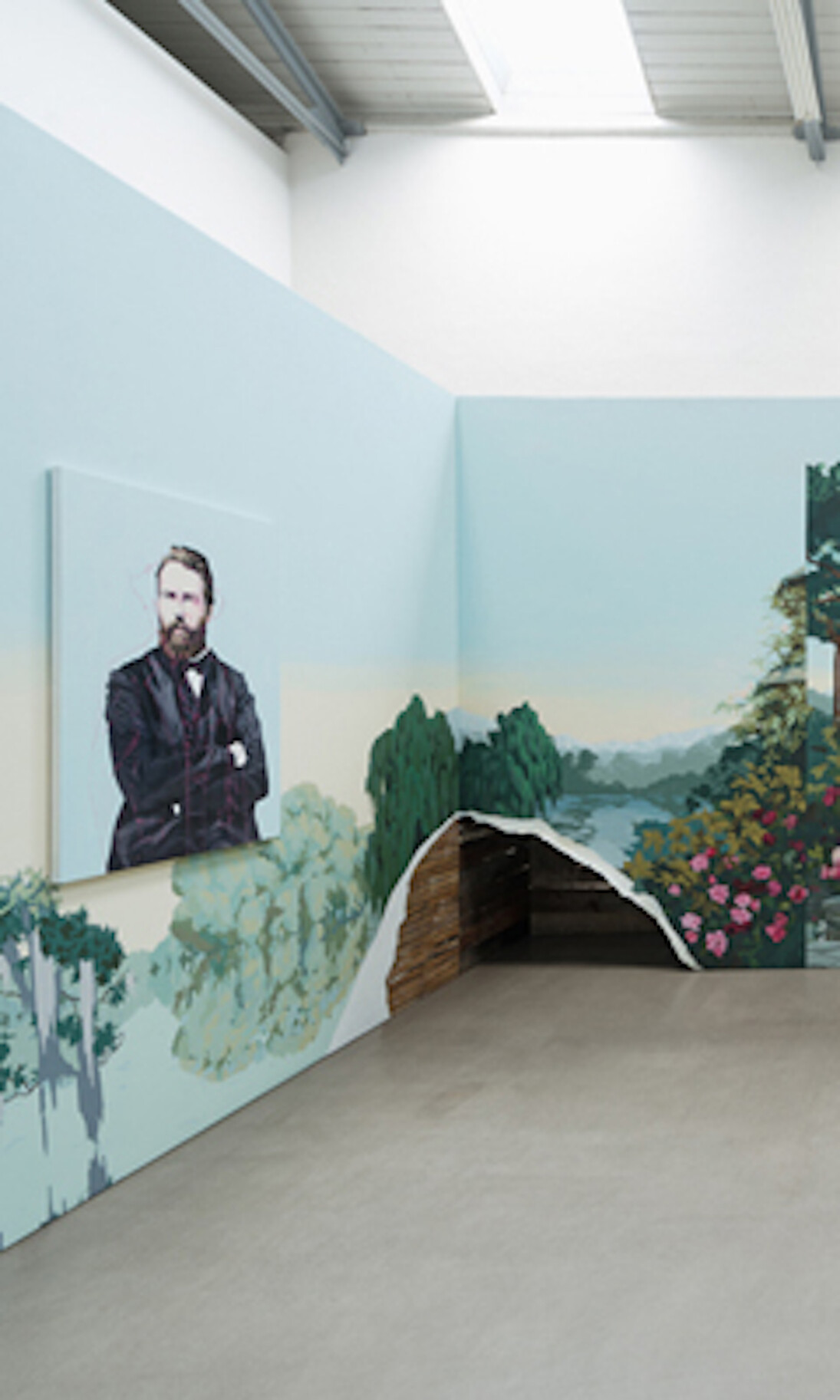 Melora Kuhn, The Drawing Room, Exhibition view, courtesy Galerie EIGEN + ART Leipzig/Berlin
