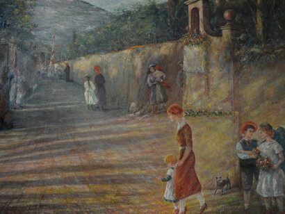 Carlo Adolfo Schlatter, Processione, Firenze, Casa Museo Schlatter