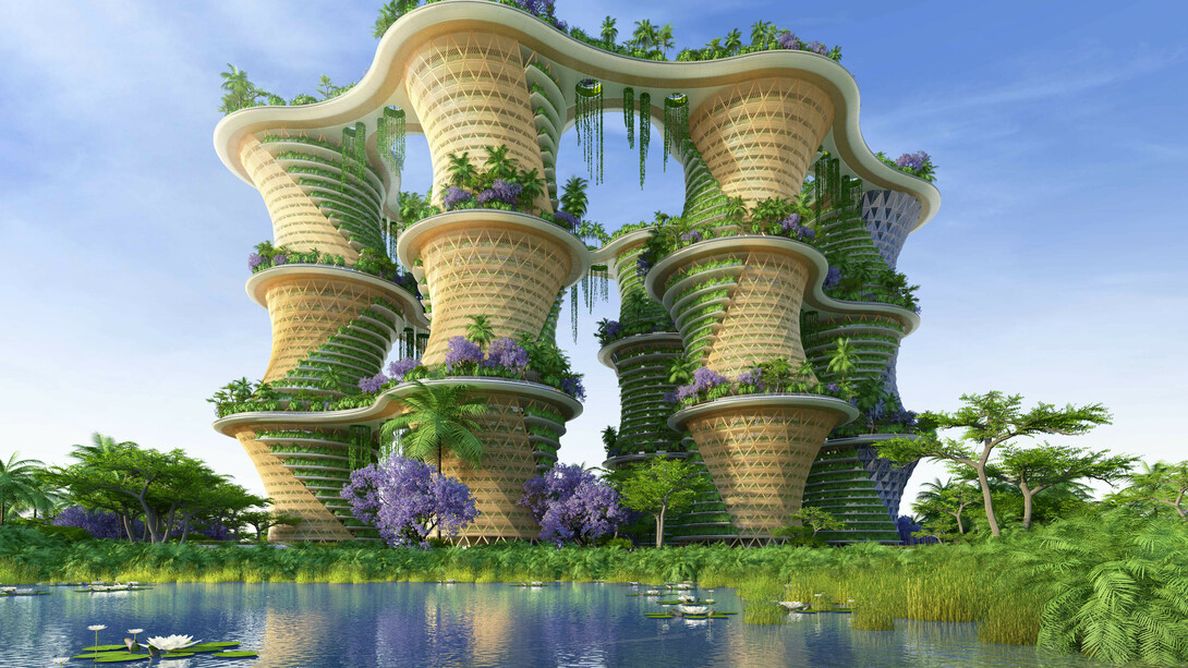 A vertical village, a new project in New Delhi, India