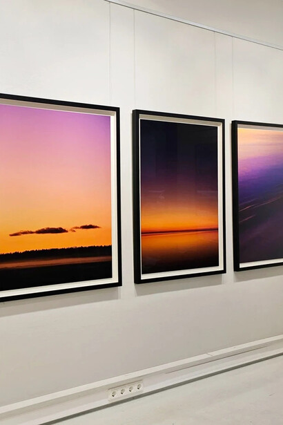 Juss Saska, Unearthly Estonia, exhibition view. Courtesy of Okapi Gallery