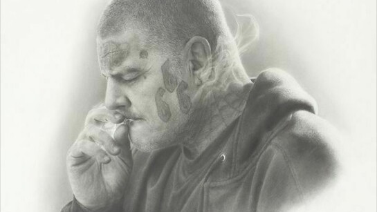 Patrick Lee, Deadly Friends (Knuckles), 2013, Graphite on paper, 40 x 30 inches, 101.6 x 76.2 cm