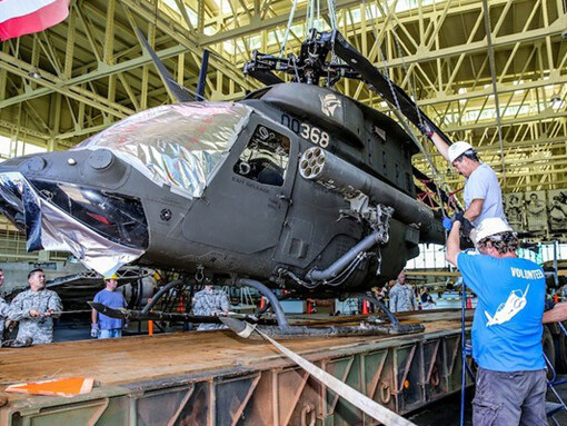 BELL OH-58D Kiowa Warrior. Courtesy of Pearl Harbor Aviation Museum