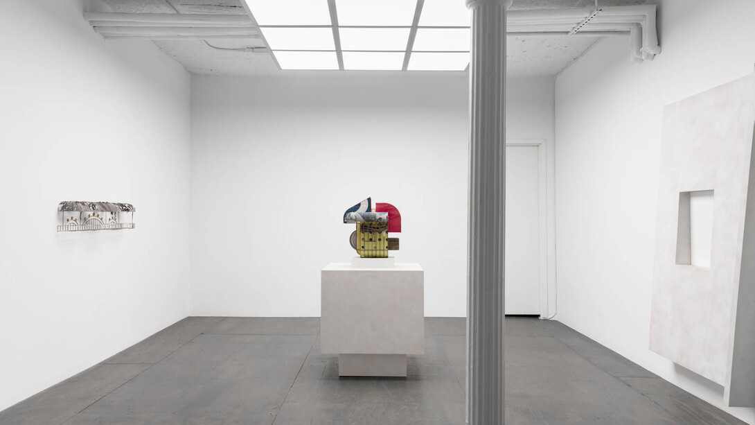 Greg Carideo, Bottle and hole, exhibition view. Courtesy of Bureau Gallery