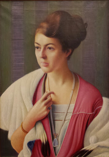 Richard Müller, Ritratto, olio su tela, 1929