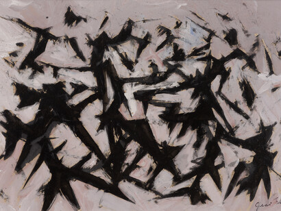 William Gear, Winter Landscape, 1949, Copyright the Artist's Estate, Image Towner, Eastbourne