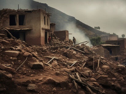A house collapses, but what really breaks is everything that lived inside it
