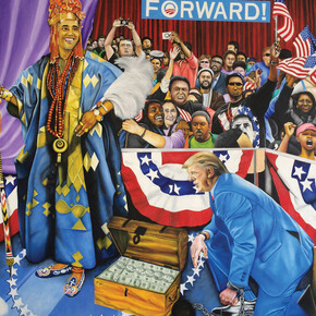 Public Vote 2014 - Painting by O Yemi Tubi - Salon 2014