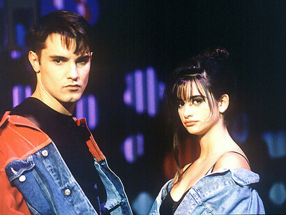 Jesús Vázquez y penélope Cruz en «La quinta marcha»