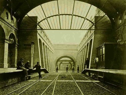 Maestranze in posa a Notting Hill Gate, 1868 